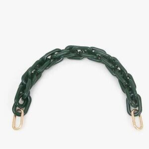 Clare V shortie resin strap - green